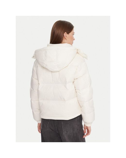 Calvin Klein White Daunenjacke Essential Lv047D501G Relaxed Fit