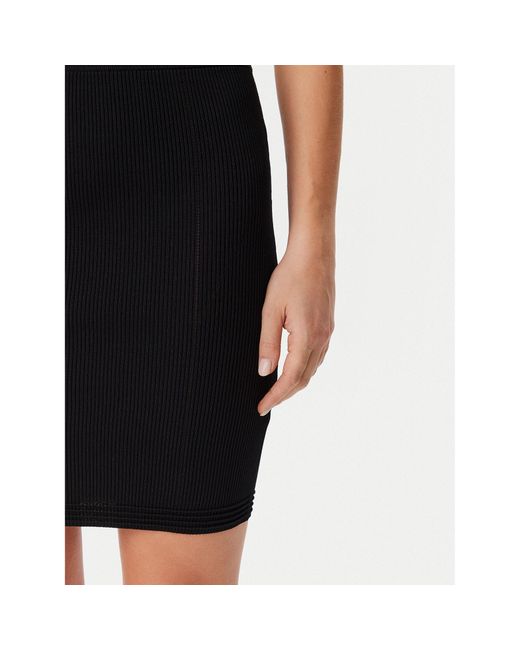 Guess Black Bleistiftrock W5Gd88Z3L10 Regular Fit