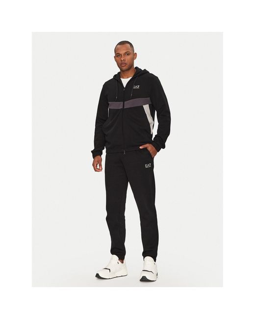 EA7 Jogginganzug 7M000283 Af12660 Uc001 Regular Fit in Black für Herren