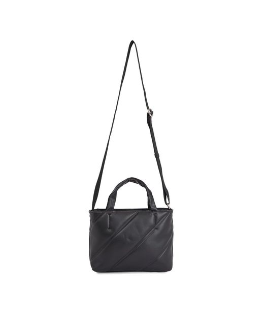 Calvin Klein Black Handtasche Quilted Micro Ew Tote22 K60K611957