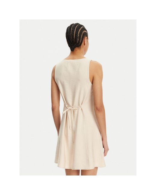 Calvin Klein Natural Kleid Für Den Alltag J20J225268 Regular Fit