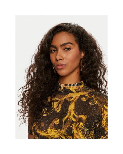 Versace Jeans Couture Brown Bluse 76Hafmn8 Slim Fit