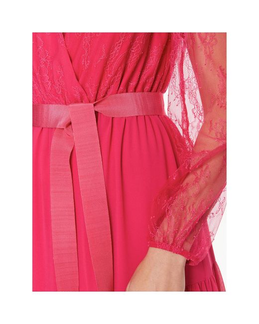Twin Set Pink Abendkleid Abito 241Te2121 Regular Fit