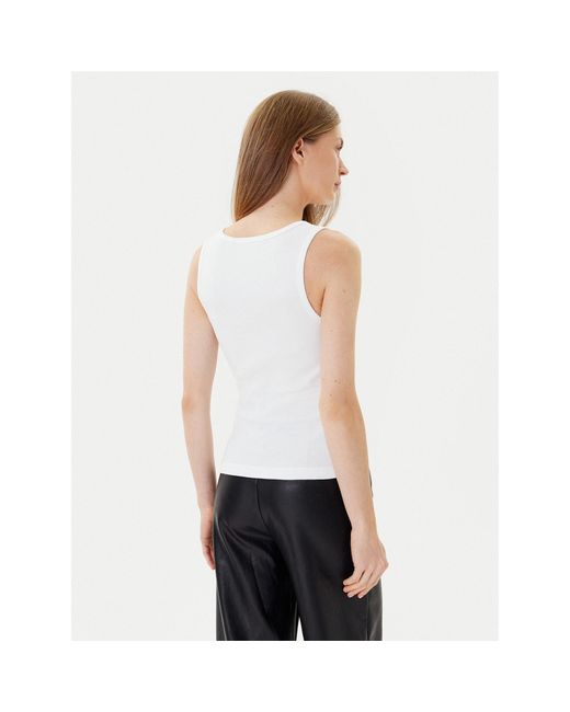 Karl Lagerfeld White Top A3W17005 Slim Fit