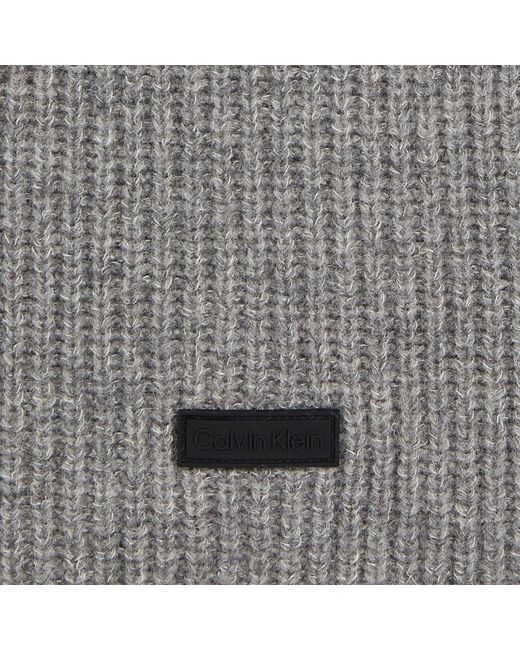 Calvin Klein Schal Daddy Wool Knit Scarf K50K510995 in Gray für Herren