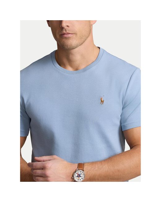 Polo Ralph Lauren T-Shirt 710740727080 Slim Fit in Blue für Herren