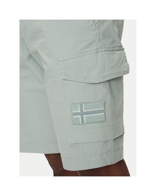 Napapijri Stoffshorts N-Horton Np0A4Hos Regular Fit in Blue für Herren