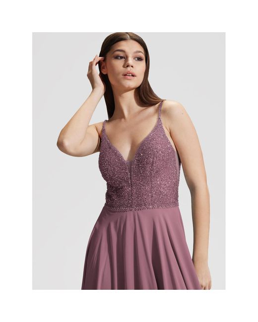 hey kyla Purple Abendkleid 5Ac105Hk Regular Fit