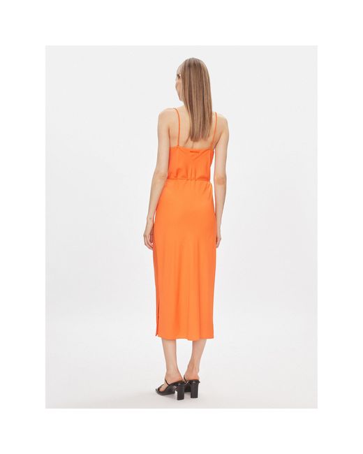 Calvin Klein Orange Sommerkleid K20K206776 Regular Fit