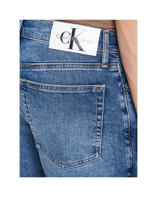 Calvin Klein Jeansshorts J30J322784 Slim Fit in Blue für Herren