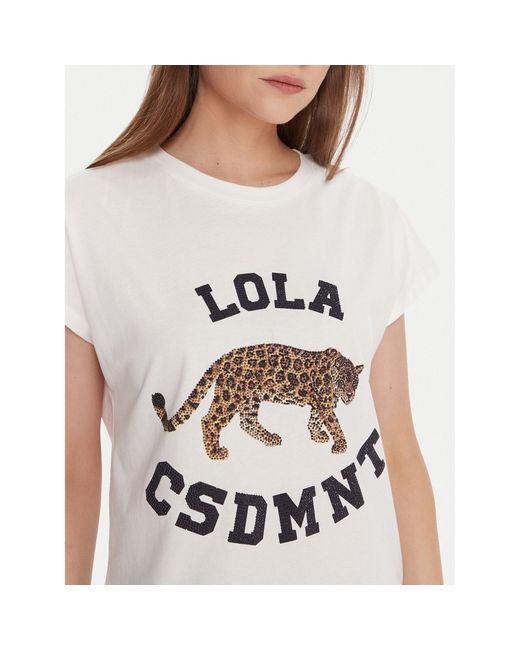 Lola Casademunt White T-Shirt Lf2515001 Regular Fit