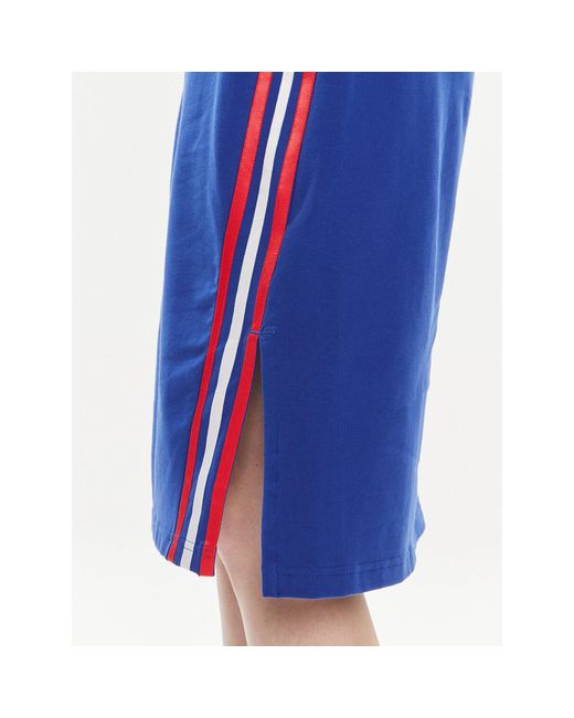Adidas Blue Kleid Für Den Alltag Future Icons 3-Stripes Is3237 Regular Fit