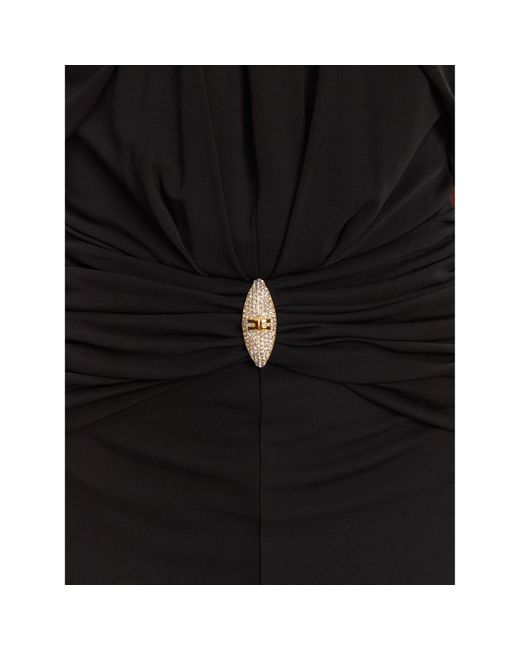 Elisabetta Franchi Black Coctailkleid Ab-719-52E2-V560 Regular Fit