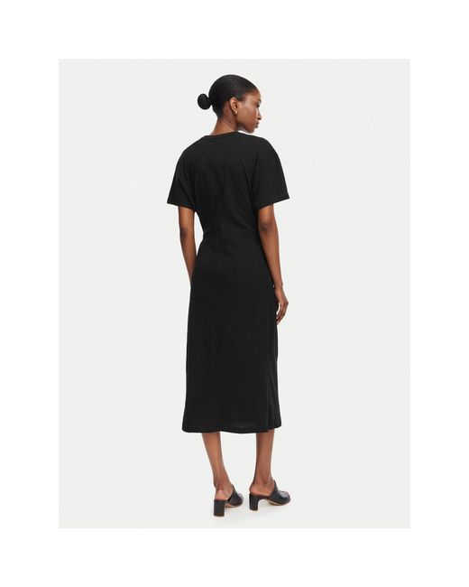 Tommy Hilfiger Black Kleid Für Den Alltag Ww0Ww48747 Relaxed Fit