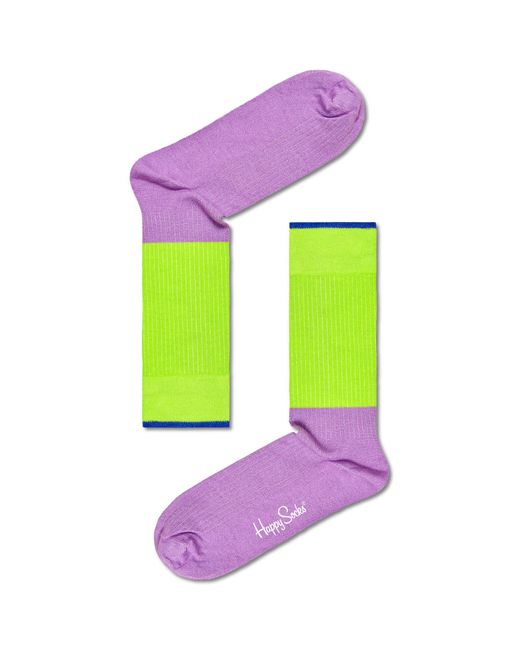 Happy Socks Purple 2Er-Set Hohe -Socken Xzip02-0200