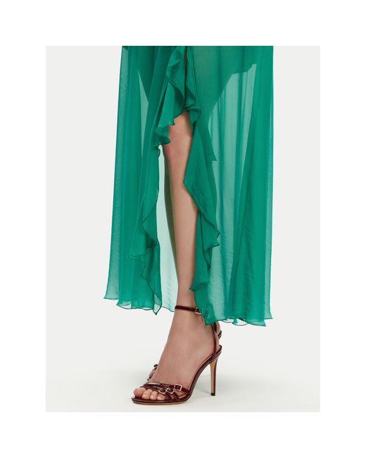 Haveone Green Sommerkleid Aff-N013 Loose Fit
