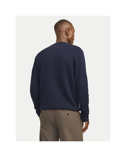 Jack & Jones Pullover Merino 12216817 Regular Fit in Blue für Herren