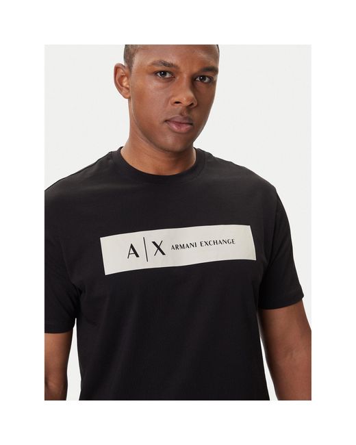 ARMANI EXCHANGE T-Shirt Xm001425 Af10361 Uc001 Regular Fit in Black für Herren