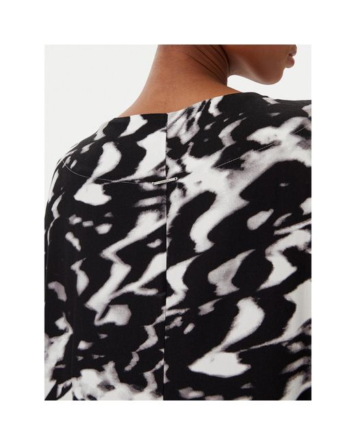 Calvin Klein Black Kimono Kw0Kw02822 Relaxed Fit