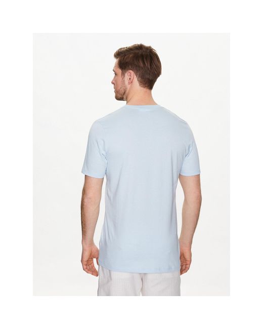 Lindbergh T-Shirt 30-400220 Relaxed Fit in Blue für Herren