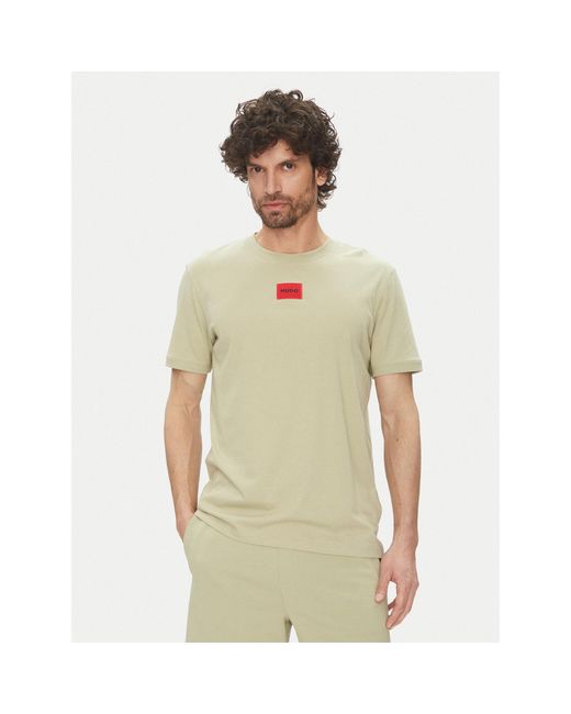 HUGO T-Shirt Diragolino212 50447978 Regular Fit in Green für Herren