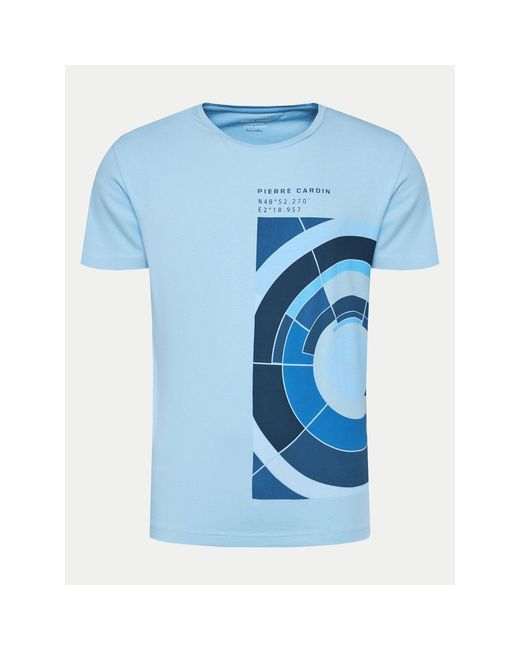 Pierre Cardin T-Shirt 21040/000/2100 Modern Fit in Blue für Herren
