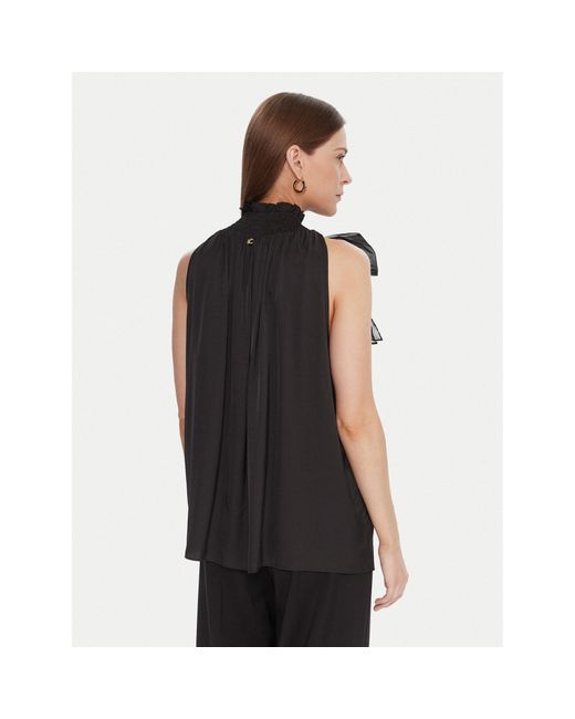 Lola Casademunt Black Bluse Lf2515016 Regular Fit
