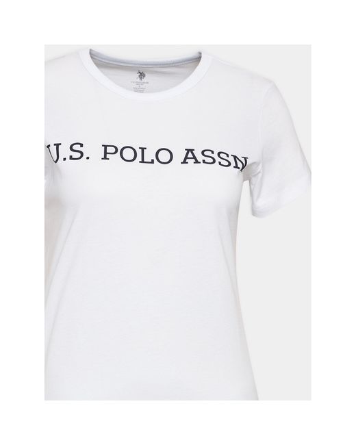 U.S. POLO ASSN. White T-Shirt 16595 Weiß Regular Fit