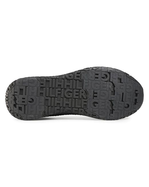 Tommy Hilfiger Sneakers Corporate Knit Rib Runner Fm0Fm02838 in Black für Herren