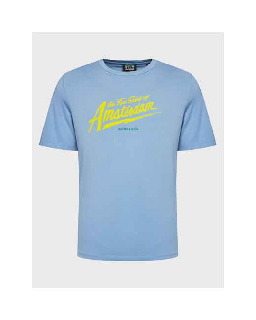 Scotch & Soda T-Shirt 169945 Regular Fit in Blue für Herren