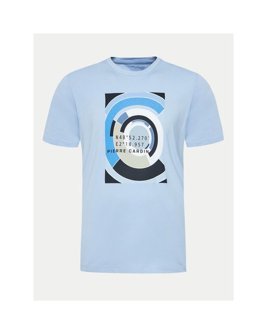 Pierre Cardin T-Shirt C5 21050.2101 Regular Fit in Blue für Herren