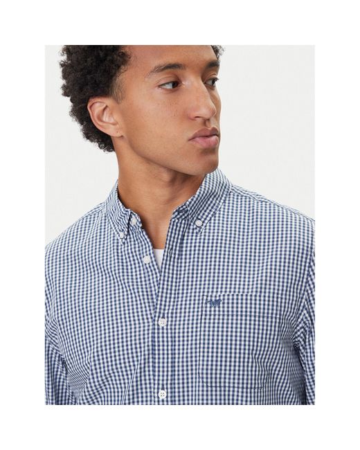 Mustang Hemd Chester 1016947 Regular Fit in Blue für Herren