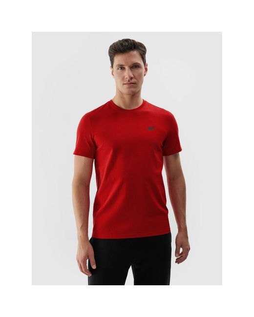 4F T-Shirt Wss24Ttshm1154 Regular Fit in Red für Herren