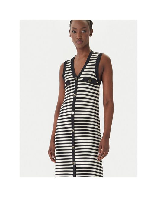 Lola Casademunt White Strickkleid Ms2616002 Regular Fit