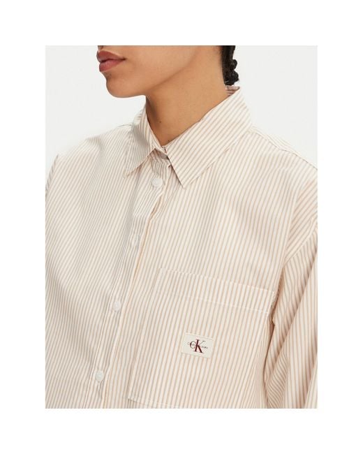 Calvin Klein Natural Hemd J20J225078 Regular Fit