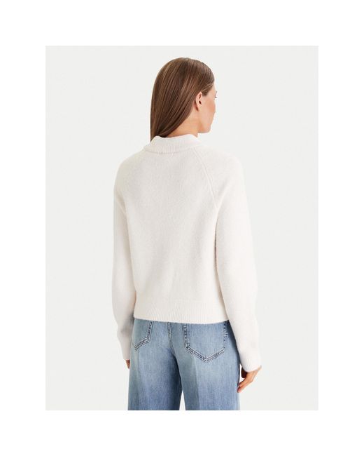 Morgan White Strickjacke 252-Mpack Regular Fit