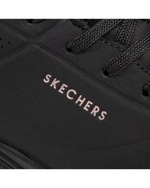 Skechers Black Sneakers Uno-Stand On Air 73690/Bbk