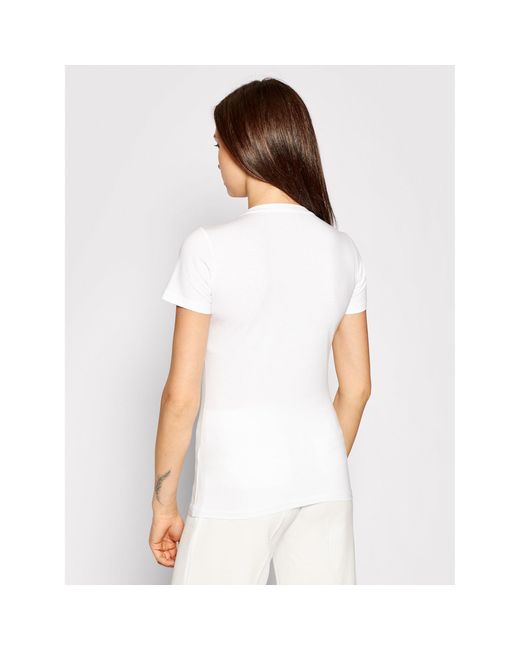 Trussardi White T-Shirt 56T00382 Weiß Slim Fit