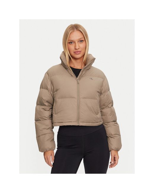 Calvin Klein Natural Daunenjacke J20J223577 Relaxed Fit