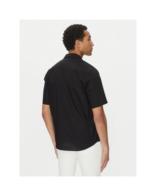 Karl Lagerfeld Hemd 605443 552600 Relaxed Fit in Black für Herren