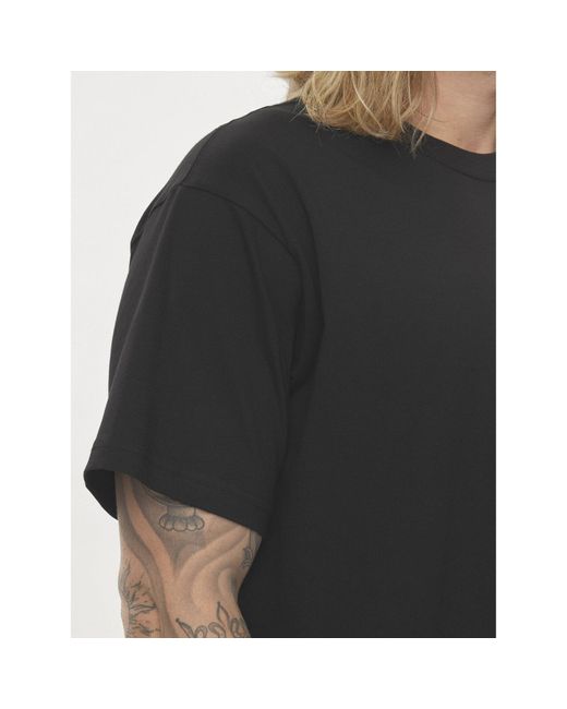 Versace T-Shirt 76Gahe05 Regular Fit in Black für Herren
