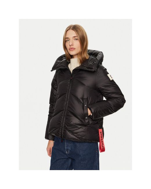 AFTER LABEL Black Daunenjacke Helsinki A00042 Regular Fit