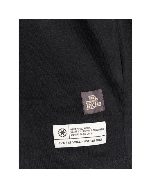 Redefined Rebel T-Shirt Thomas 211126 Regular Fit in Black für Herren