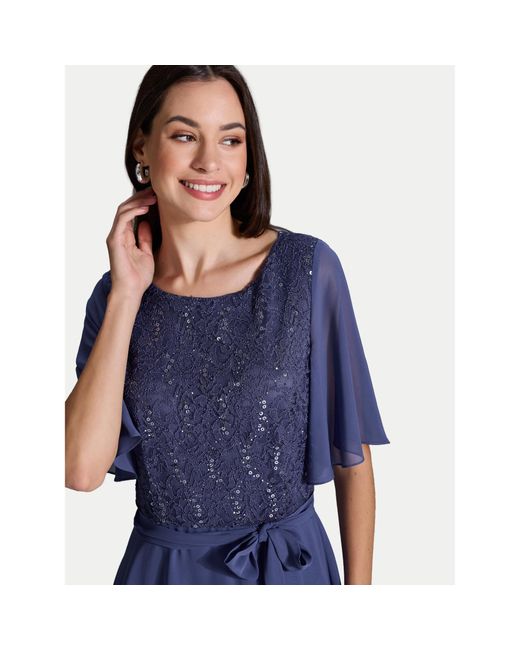 Swing Blue Coctailkleid 5Ai02500 Regular Fit