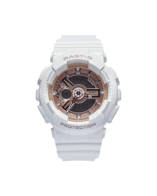 G-Shock Metallic Uhr Ba-110X-7A1Er Weiß