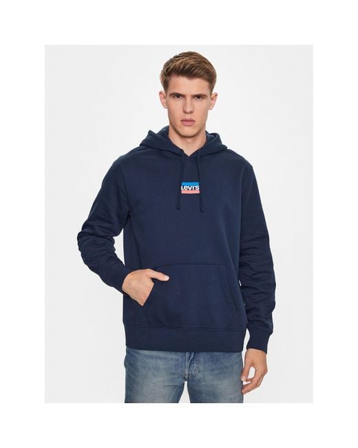 Levi's Sweatshirt Graphic Mini 38424-0056 Standard Fit in Blue für Herren