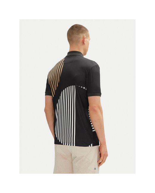 Boss Poloshirt Paddy Striped C1 50539506 Regular Fit in Black für Herren