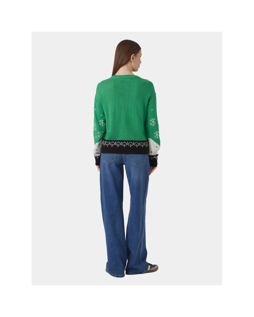 Vero Moda Green Pullover 10292664 Grün Regular Fit