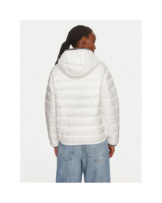 Tommy Hilfiger White Daunenjacke Tape Dw0Dw18308 Weiß Regular Fit