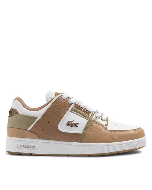 Lacoste Brown Sneakers Court Cage 223 2 Sfa Weiß